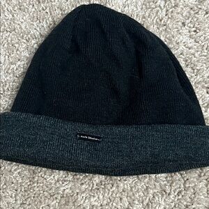 Michael Kors, reversible black, gray Knit Beanie OS